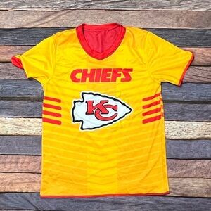 KC Chiefs Flag Football Kansas City Boys Kids Reversible Jersey Youth
